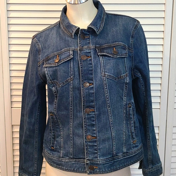 Talbots Jackets & Blazers - Talbots Blue Denim Jean Jacket Button Up Size LP